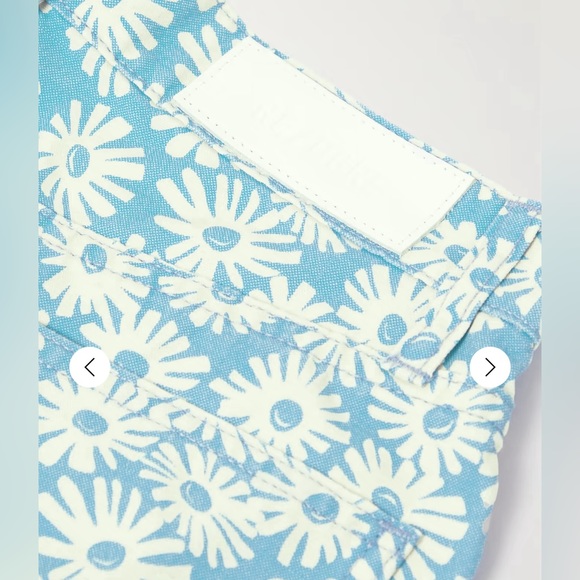 Re/Done daisy print high waisted 70’s style flair jeans. Size 26 - Picture 6 of 9